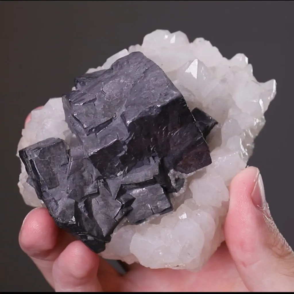 Galena on Quartz - image 2