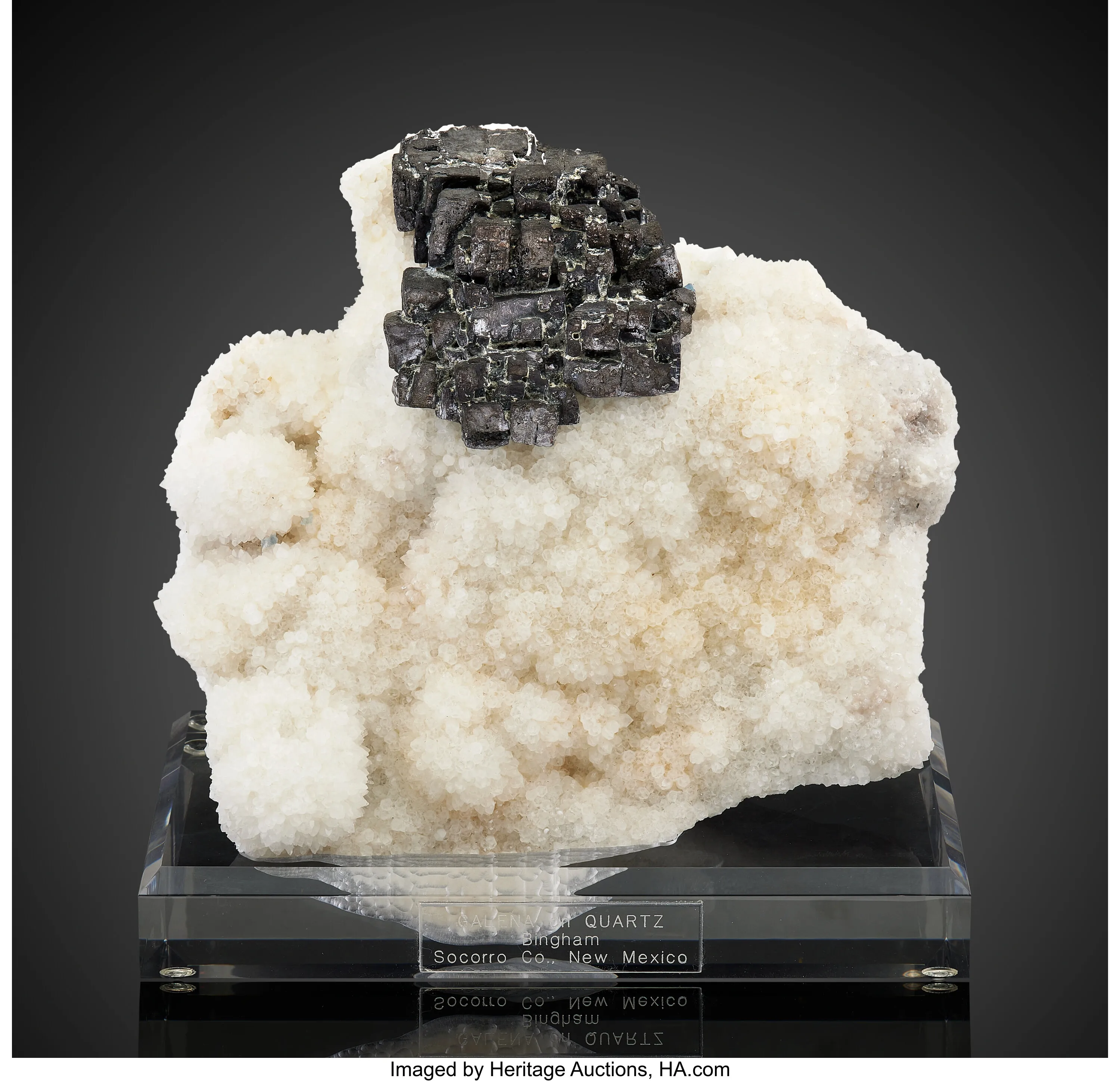 Galena on Quartz - image 1