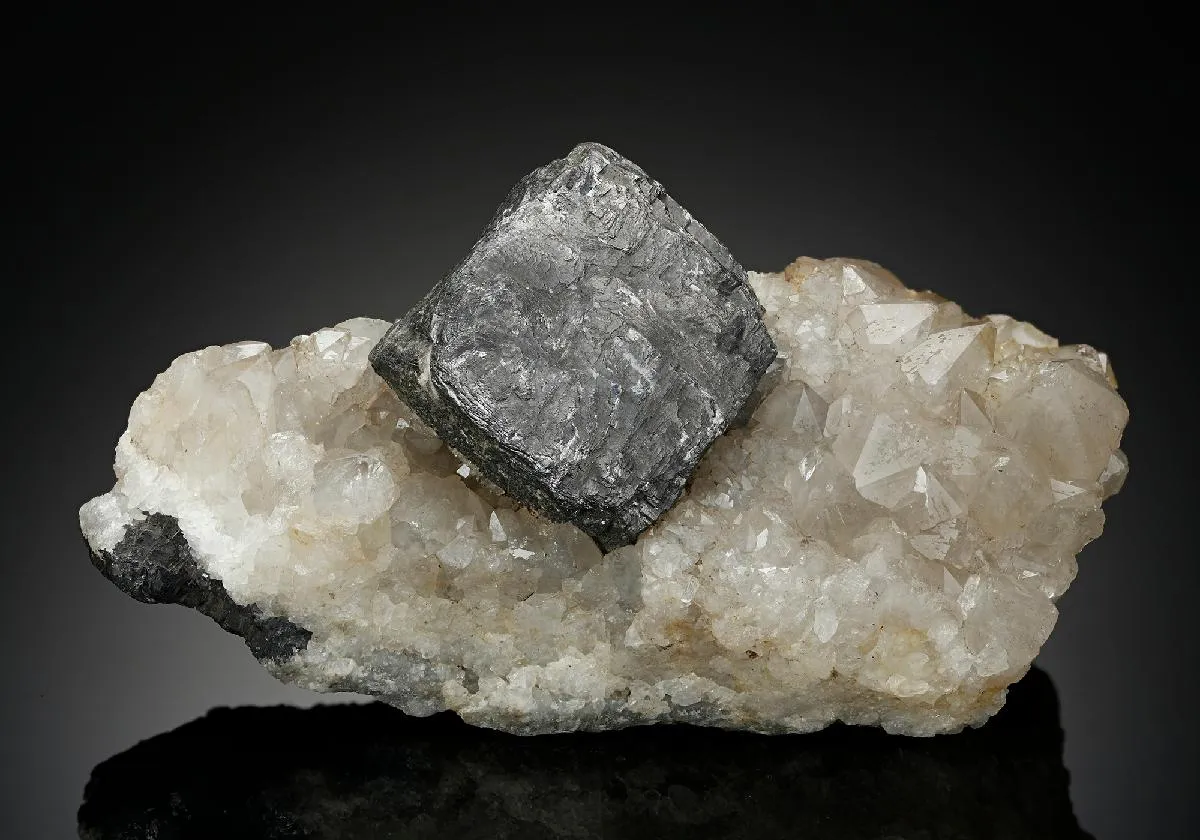 Galena on Quartz - image 1
