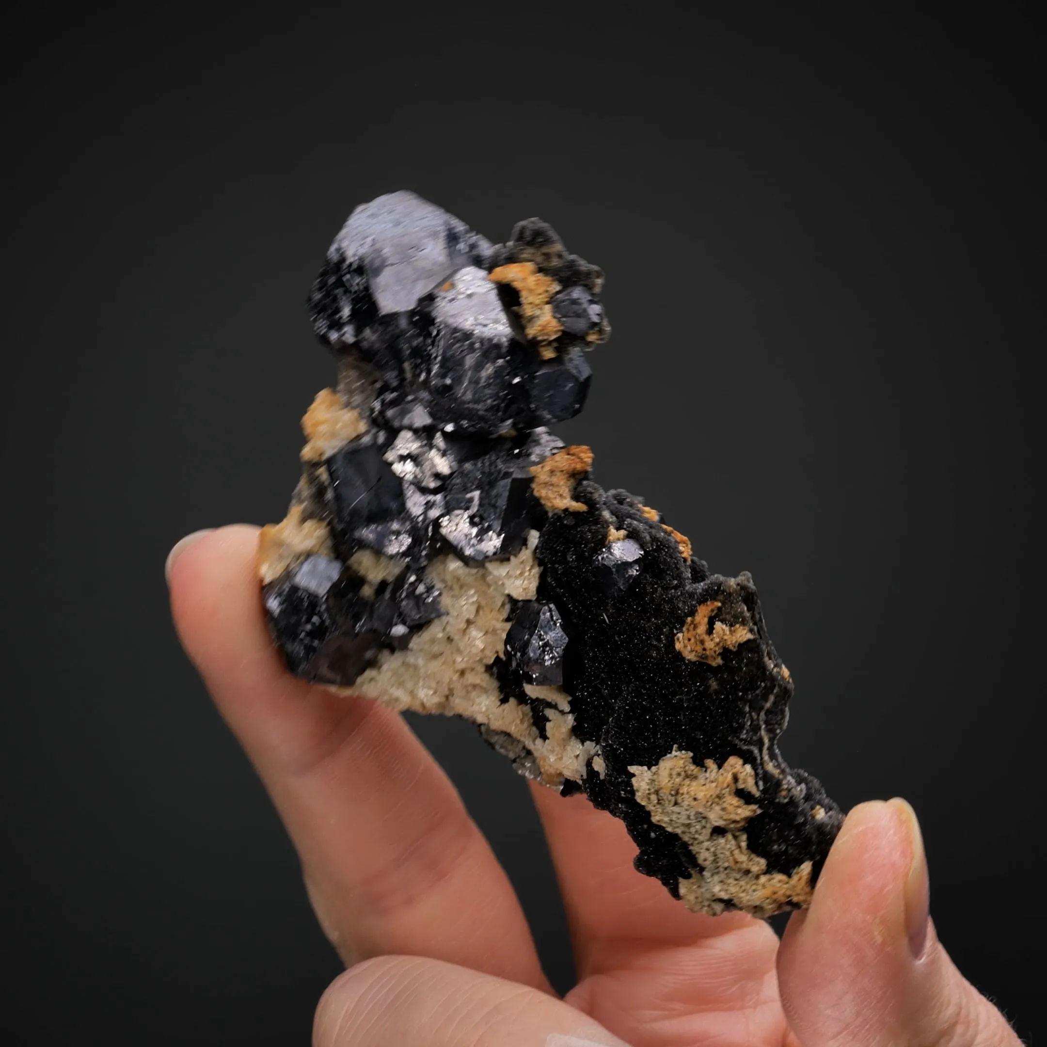 Galena on Quartz with Dolomite - image 2