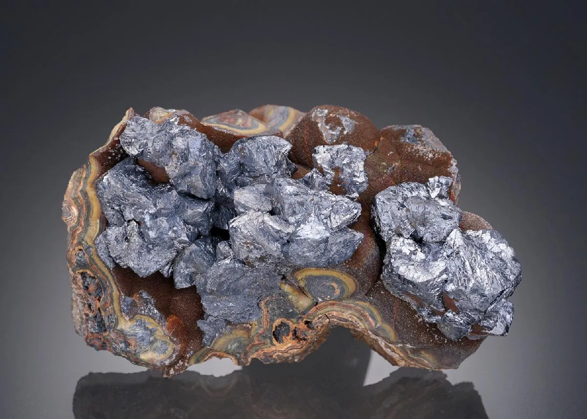 Galena on Schalenblende - image 1