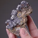 Galena on Schalenblende - image 2