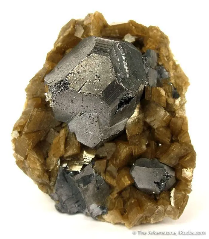 Galena on Siderite image