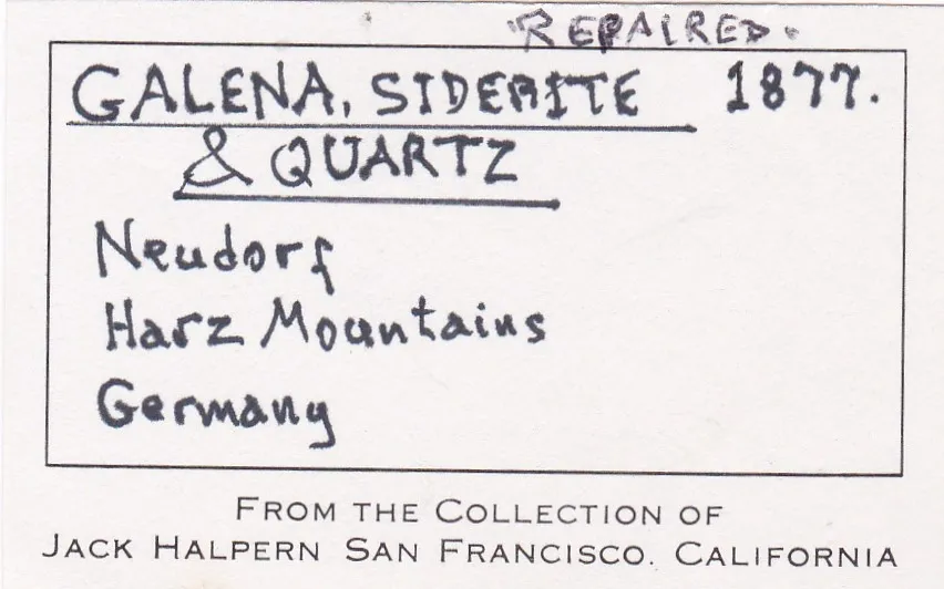 Galena on Siderite and Quartz - image 3