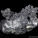 Galena ps. after Pyromorphite, on Galena - image 4