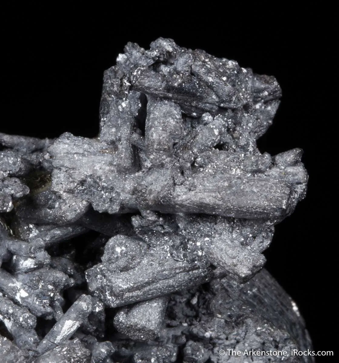 Galena ps. after Pyromorphite, on Galena - image 3