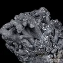 Galena ps. after Pyromorphite, on Galena - image 1