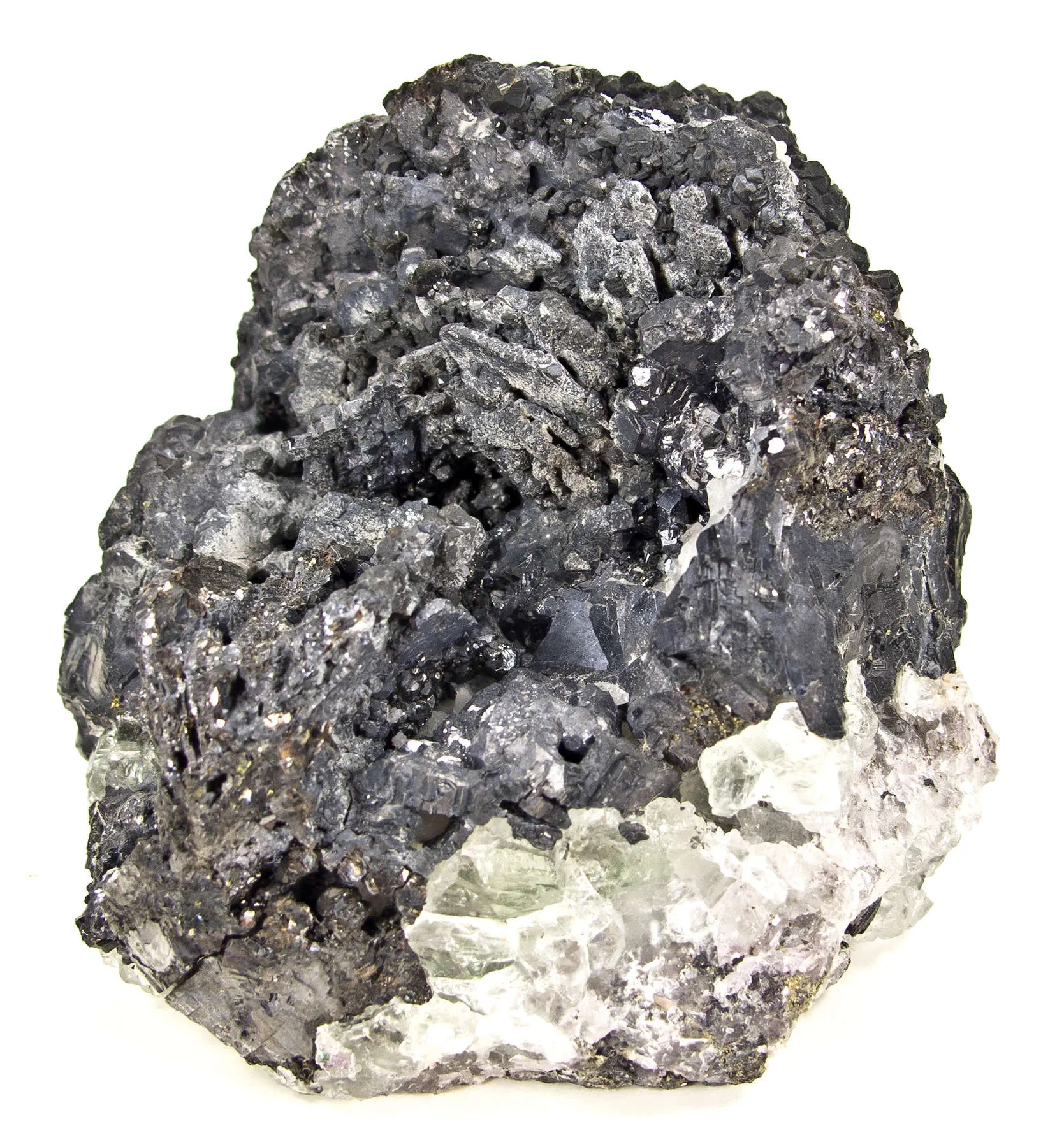 Galena Ps. After Pyrrhotite, on Galena (Ex. Swoboda) - image 4