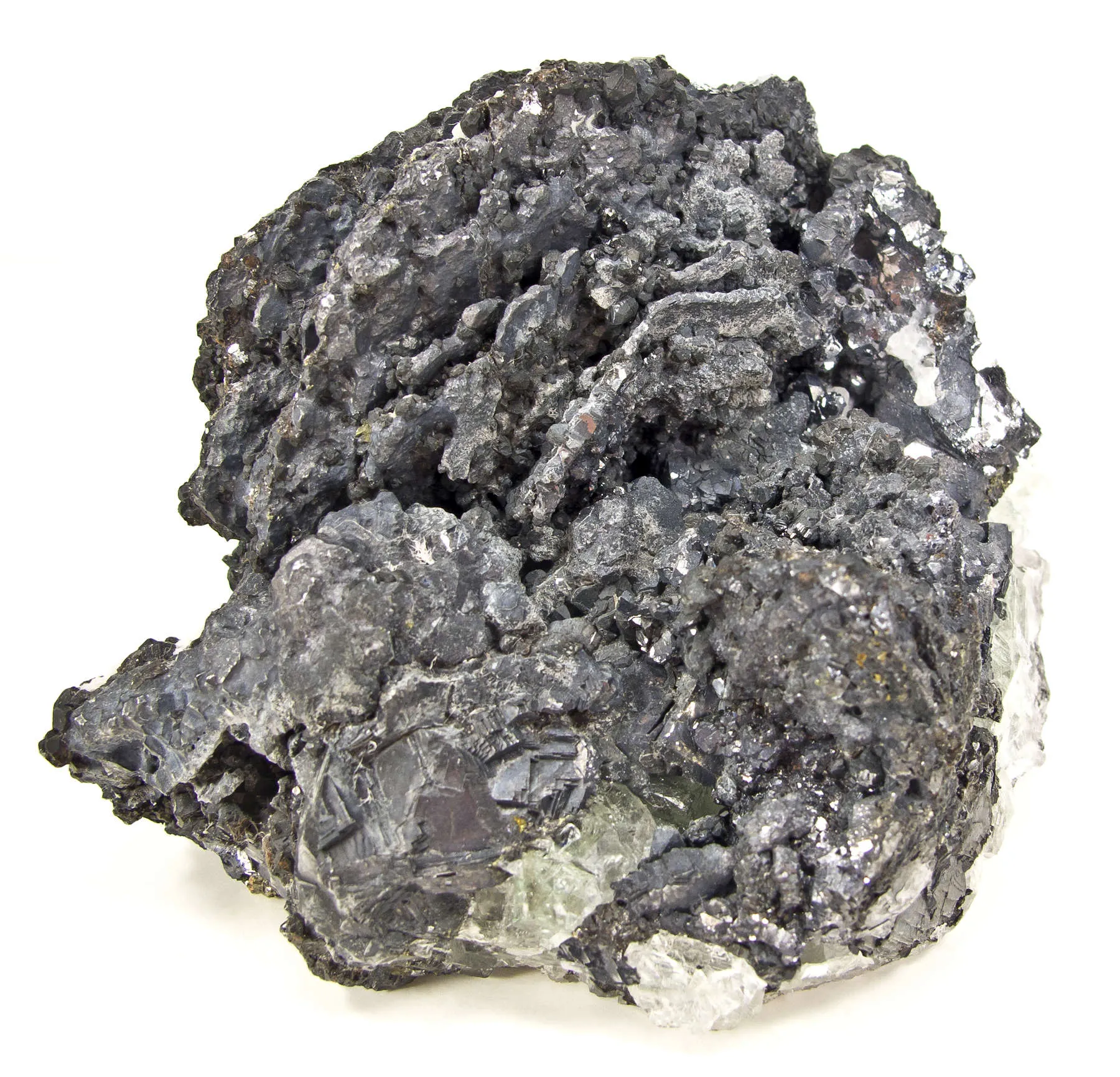Galena Ps. After Pyrrhotite, on Galena (Ex. Swoboda) - image 3