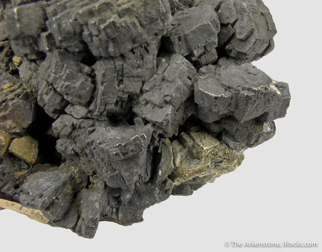 Galena ps. Pyromorphite, with Pyrite (dated 1866) - image 3