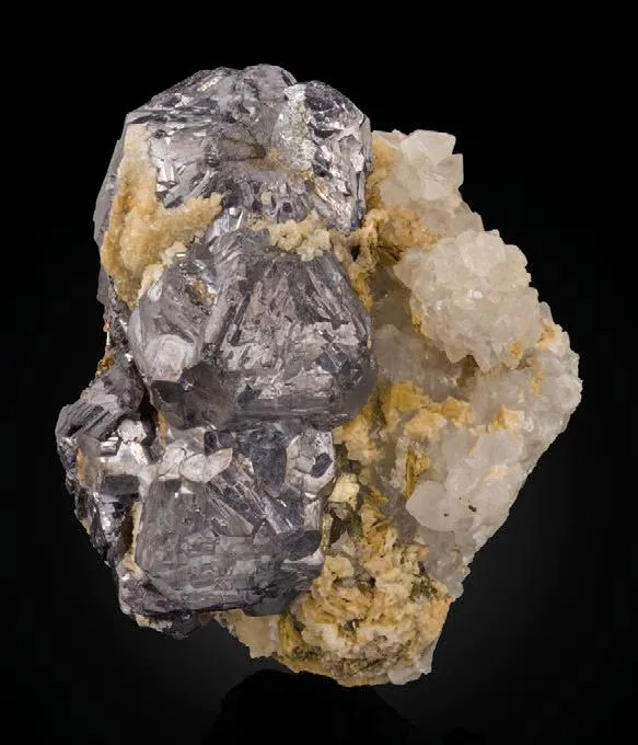 Galena, Siderite, Quartz image