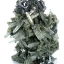 Galena (Skeletal) on Quartz - image 1
