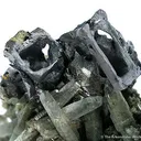 Galena (Skeletal) on Quartz - image 2