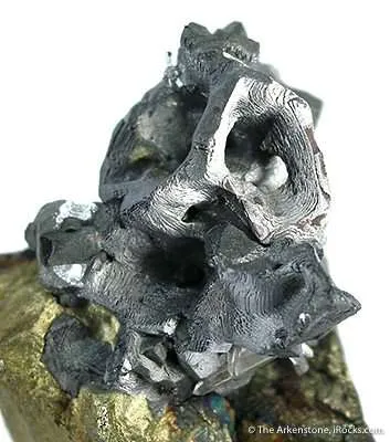 Galena (Skeletal)On Chalcopyrite - image 3