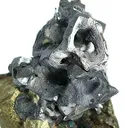 Galena (Skeletal)On Chalcopyrite - image 3