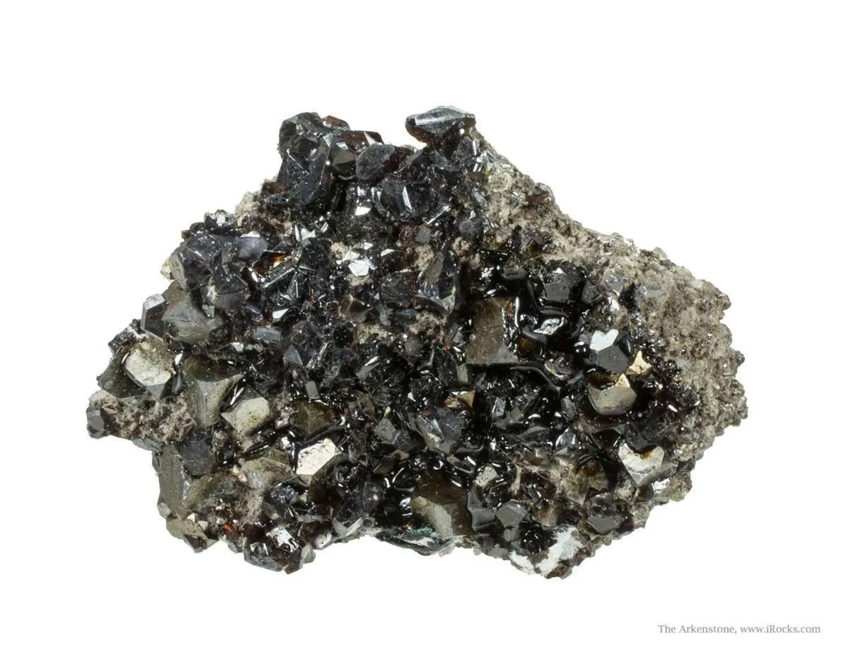 Galena, Sphalerite With Hydrocarbon Coating - image 1