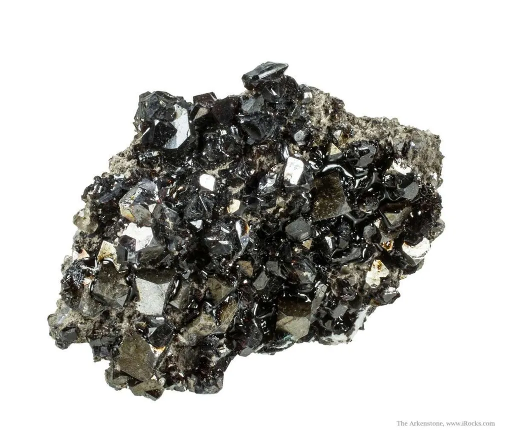 Galena, Sphalerite With Hydrocarbon Coating - image 3