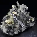 GALENA SPINEL LAW TWIN, CALCITE, QUARTZ from Bulgaria, Smolyan Province, Krushev dol Mine - image 4