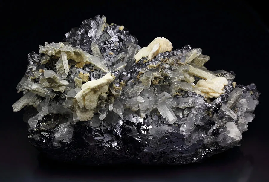 GALENA SPINEL LAW TWIN, CALCITE, QUARTZ from Bulgaria, Smolyan Province, Krushev dol Mine - image 5