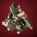 Galena (Spinel law twin) with Dolomite - image 3