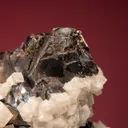 Galena (Spinel law twin) with Dolomite - image 2