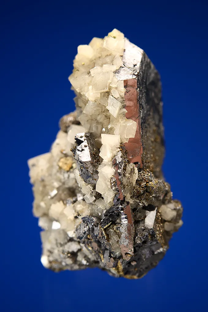Galena (Spinel law twin) with Dolomite - image 4