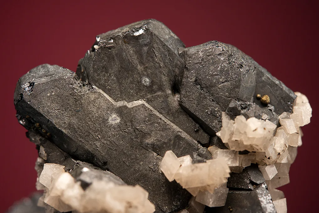 Galena (Spinel law twin) with Dolomite - image 2