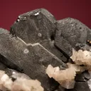 Galena (Spinel law twin) with Dolomite - image 2