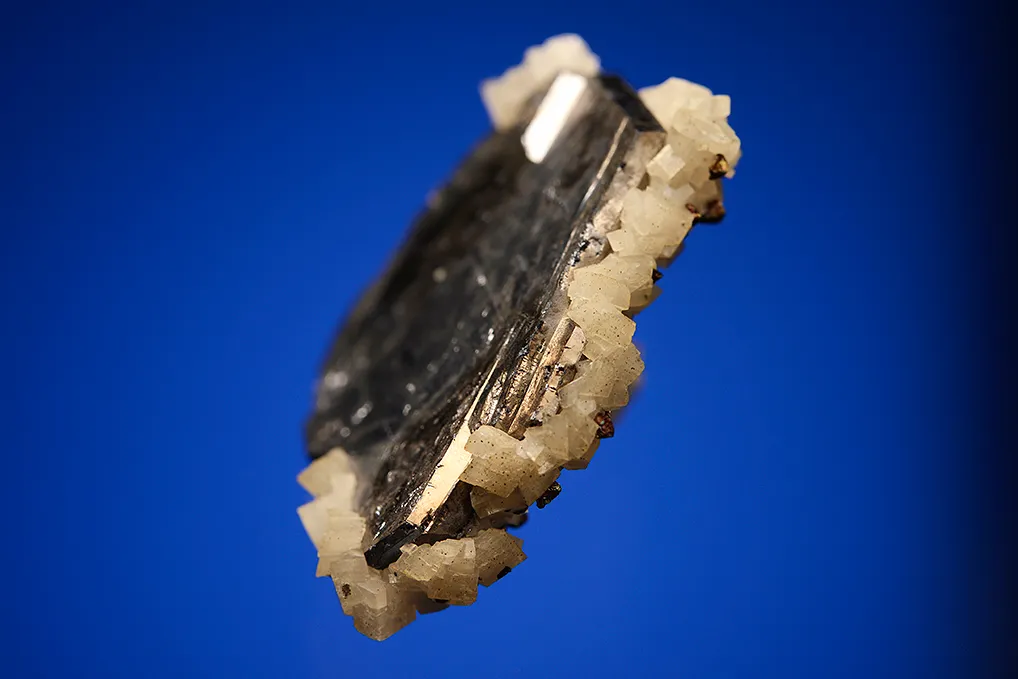 Galena (Spinel law twin) with Dolomite - image 4