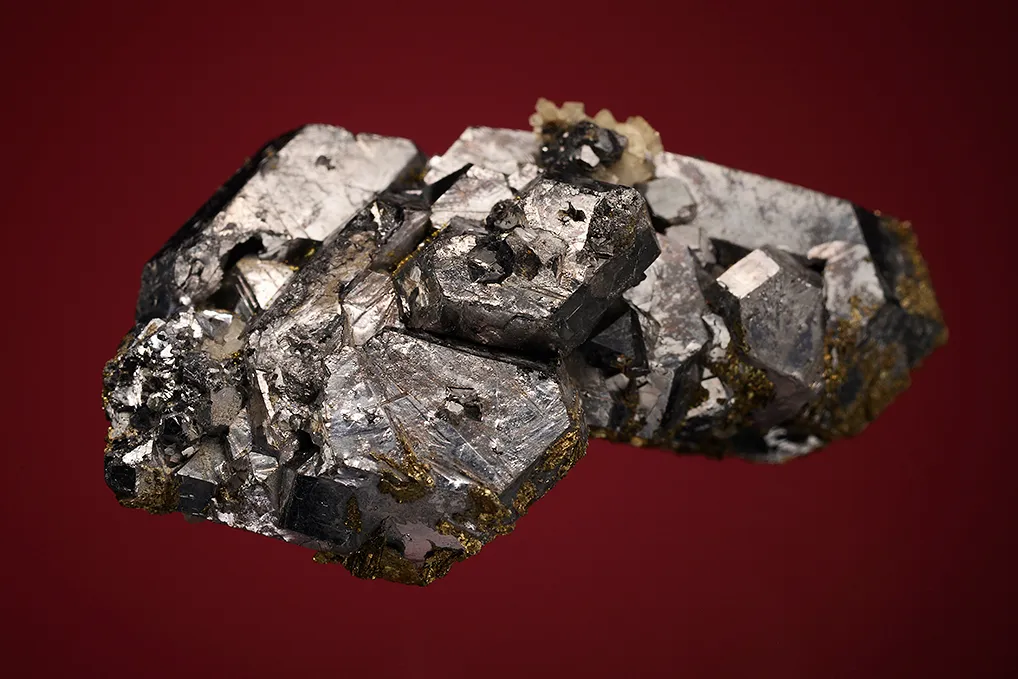 Galena (Spinel law twin) with Dolomite - image 4