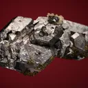 Galena (Spinel law twin) with Dolomite - image 4