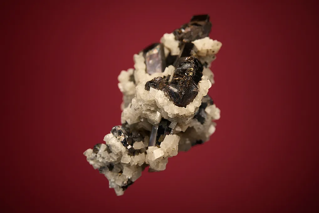Galena (Spinel law twin) with Dolomite - image 4