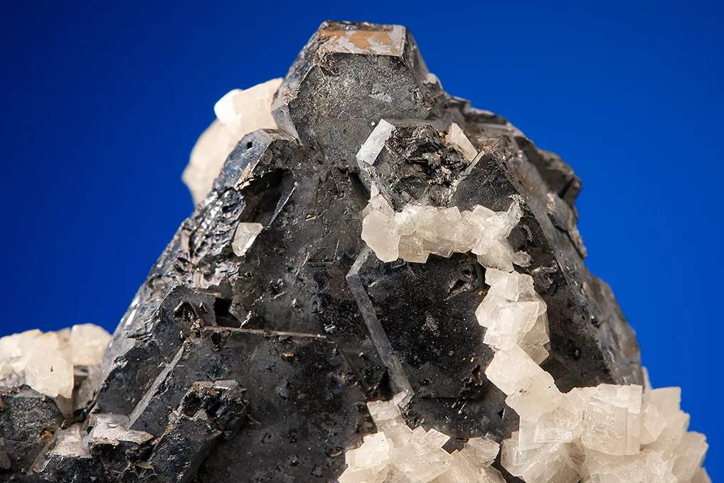 Galena (Spinel law twin) with Dolomite - image 2