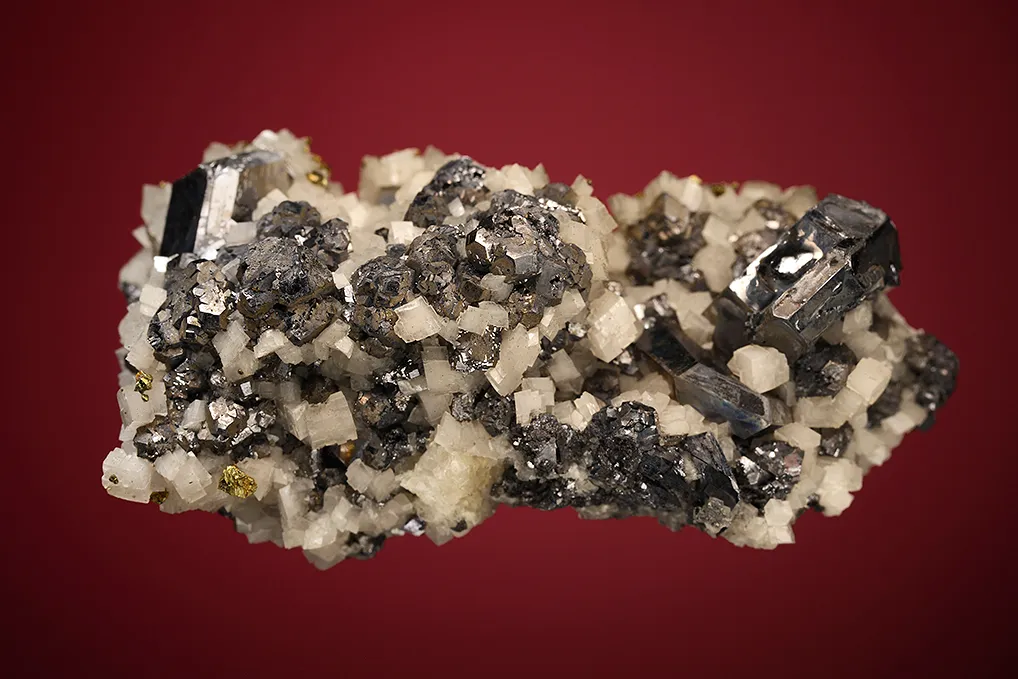 Galena (Spinel law twin) with Dolomite - image 3