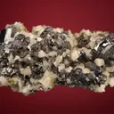 Galena (Spinel law twin) with Dolomite - image 3
