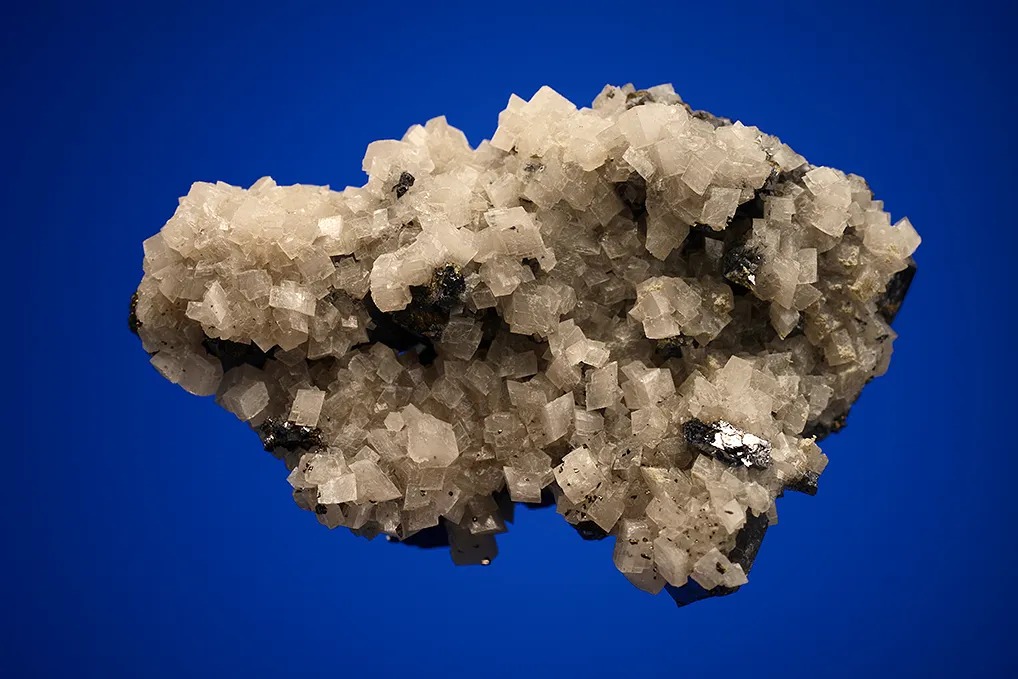 Galena (Spinel law twin) with Dolomite - image 3