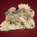 Galena (Spinel law twin) with Dolomite - image 3