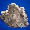 Galena (Spinel law twin) with Dolomite - image 1