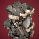 Galena (Spinel law twin) with Dolomite - image 1