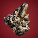 Galena (Spinel law twin) with Dolomite - image 3