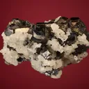 Galena (Spinel law twin) with Dolomite - image 3