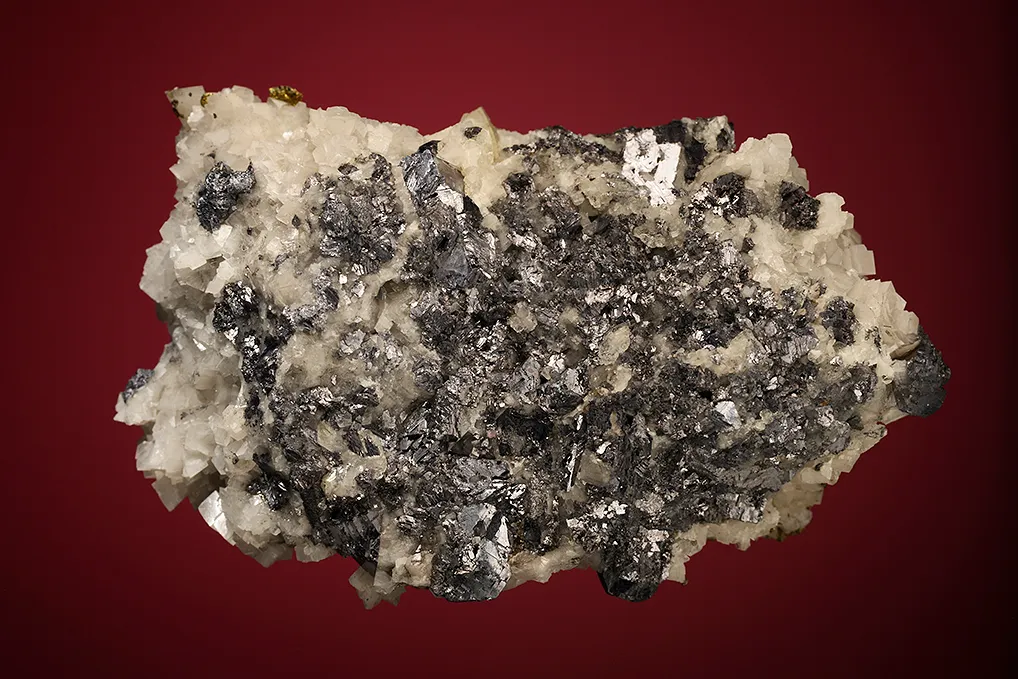 Galena (Spinel law twin) with Dolomite - image 4