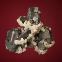 Galena (Spinel law twin) with Dolomite - image 5