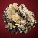 Galena (Spinel law twin) with Dolomite - image 4