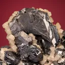 Galena (Spinel law twin) with Dolomite - image 2