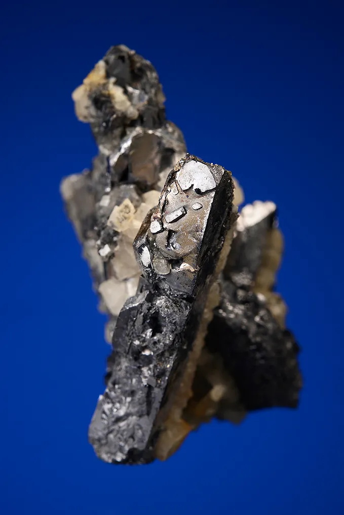 Galena (Spinel law twin) with Dolomite - image 4