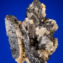 Galena (Spinel law twin) with Dolomite - image 1