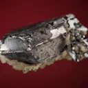 Galena (Spinel law twin) with Dolomite - image 3