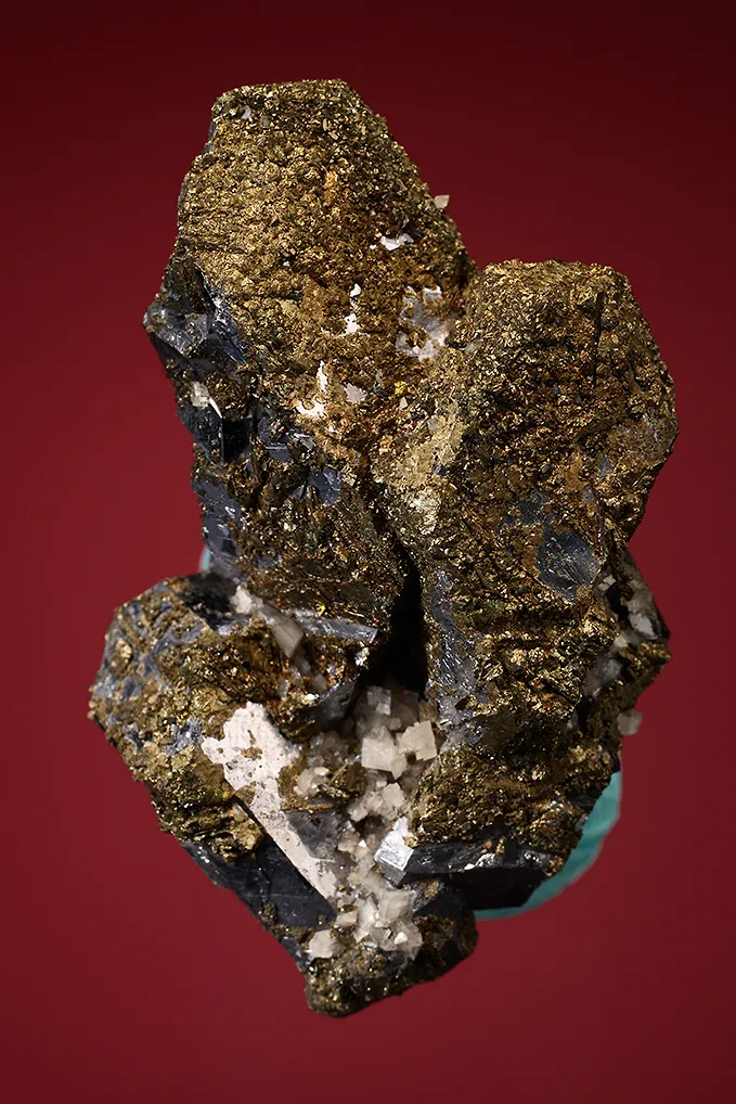 Galena (Spinel law twin) with Dolomite - image 2