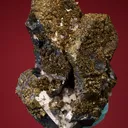 Galena (Spinel law twin) with Dolomite - image 2